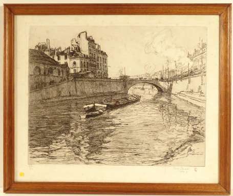 PINARD René (1883-1938) - Le Pont de la 