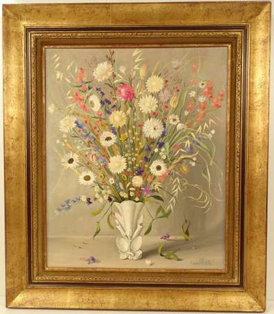 FILLETTE Pierre (1926-2003) - Bouquet multicolore.