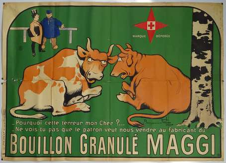 BOUILLON GRANULÉ MAGGI : Affiche lithographiée 