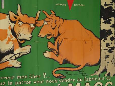 BOUILLON GRANULÉ MAGGI : Affiche lithographiée 