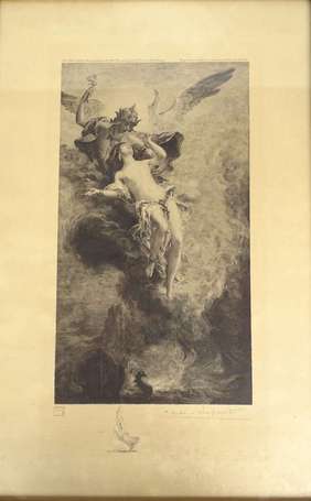 DUPONT Carle (1872-?) - Le dieu et la bayadère. 