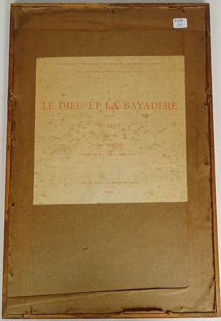DUPONT Carle (1872-?) - Le dieu et la bayadère. 