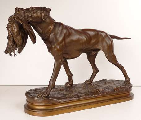 MOIGNIEZ Jules (1835-1894) - Chien de chasse au 