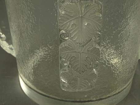 LALIQUE France - Seau à champagne tronconique 