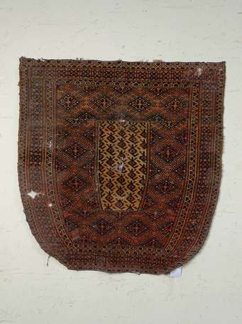 Tapis Turkmène (chaîne, trame et velours en 