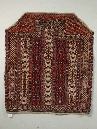 Tapis Turkmène (chaîne, trame et velours en 