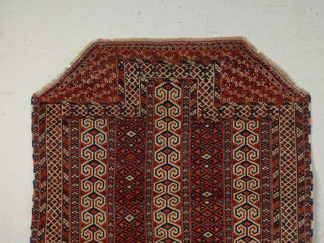 Tapis Turkmène (chaîne, trame et velours en 