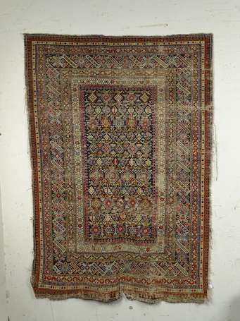 Tapis Chirvan Tchi Tchi (chaîne, trame et velours 