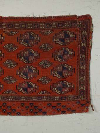 Tapis Turkmène (chaîne, trame et velours en 