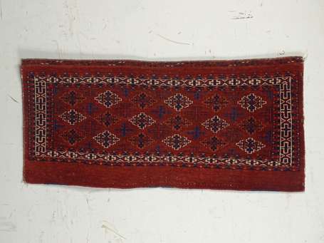 Tapis Turkmène (chaîne, trame et velours en 