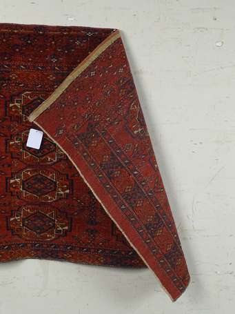 Tapis Turkmène (chaîne, trame et velours en 