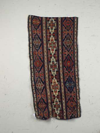 Tapis caucasien (chaîne, trame et velours en 