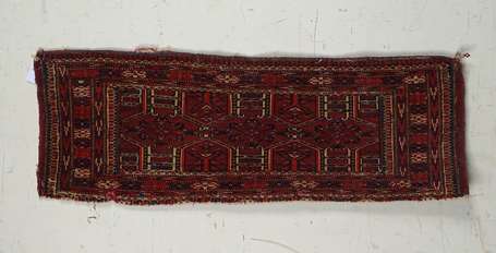 Tapis Turkmène (chaîne, trame et velours en 