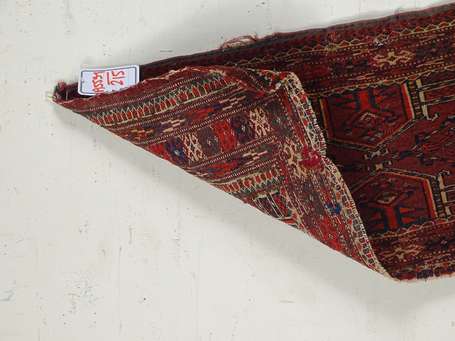 Tapis Turkmène (chaîne, trame et velours en 