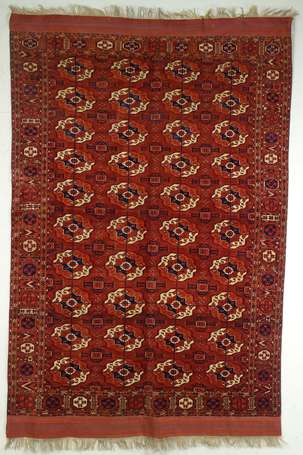 Tapis Boukhara Tekké (chaîne, trame et velours en 