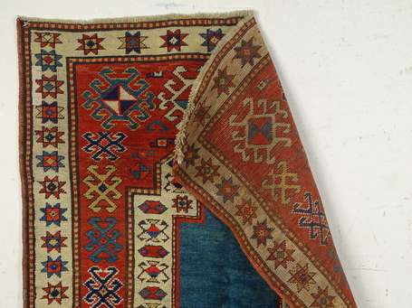 Tapis Kazak (chaîne, trame et velours en laine), 