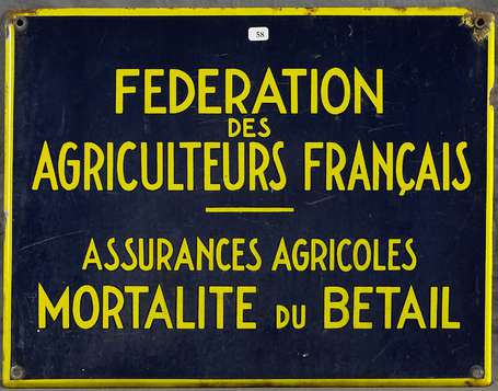 FEDERATION DES AgriculteurFRANCAIS /Assurances 