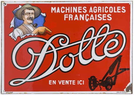 DOLLE Machines Agricoles Françaises : Plaque 