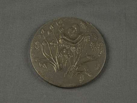Médaille de mariage - Grand module en bronze 