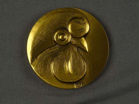Médaille en bronze florentin bicentenaire de la 