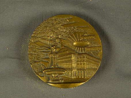 1 médaille de table en bronze 