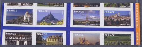 Variété Carnet - La France en Timbres Piquage à 