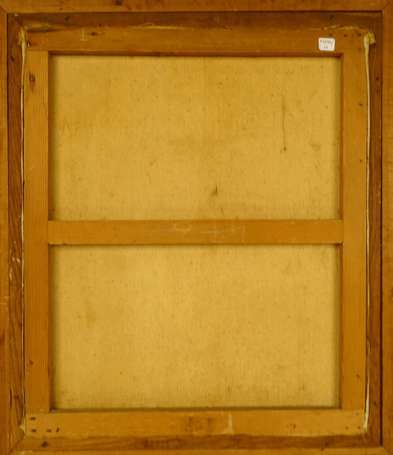 LOURMEL XXe - Bouquet d'anémones. Huile sur toile,