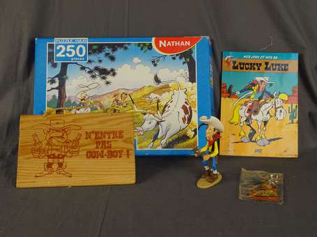 Morris - Lucky Luke : une figurine Lucky-Luke, un 