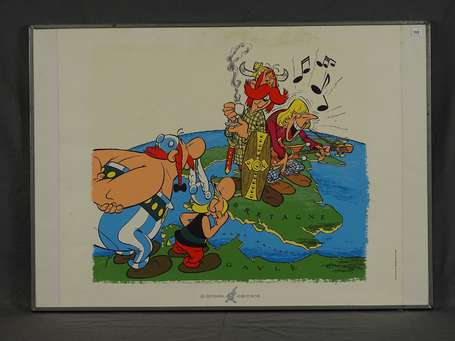 Uderzo : affiche reprenant le dessin d'une 