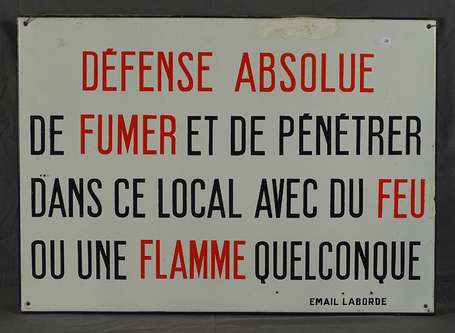 DEFENSE ABSOLUE DE FUMER 