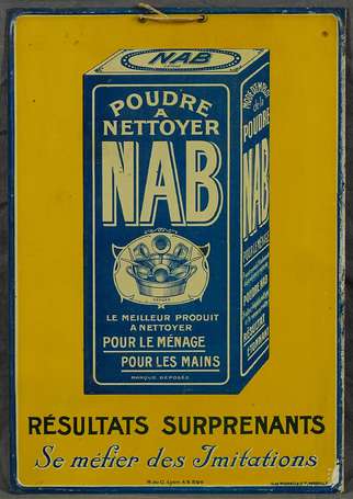 NAB Poudre à Nettoyer : Tôle lithographiée. Imp de