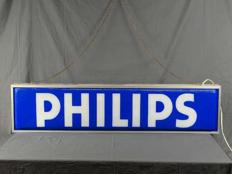 PHILIPS : Enseigne lumineuse à suspendre. 129,5 x 