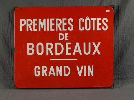 GRAND VIN Première Côtes de Bordeaux : Plaque 
