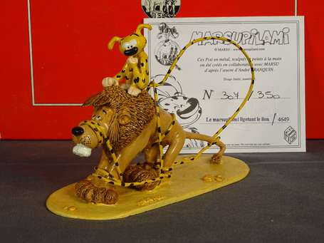 Franquin - Pixi : Le Marsupilami ligotant le lion 