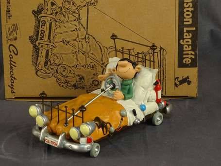 Franquin - Plastoy : Le lit-voiture de Gaston. 
