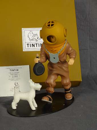 Hergé - Moulinsart : Tintin plongeur. N° 1280/1500