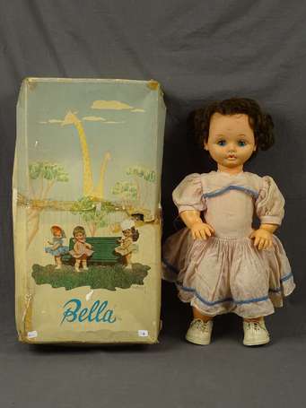 Bella- Poupée marquée Bella modèle déposé , 47cm ,