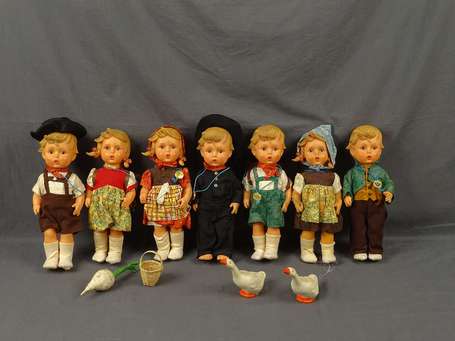 M-Goebel, lot de 7 poupées 