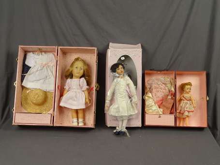 M-Lot comprenant 3 poupées :  Ideal Doll-Poupée 