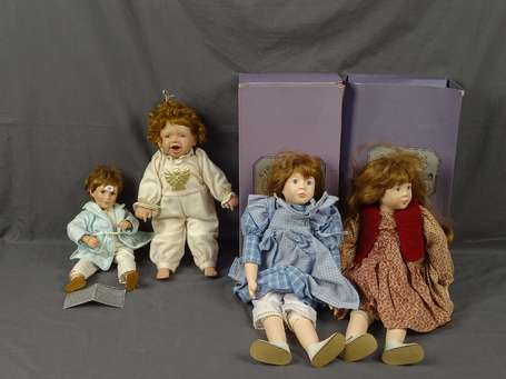 M-Lot de 4 poupées dont Moulin 2 Rotz en boite