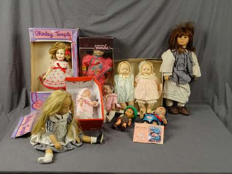 M-Paradise Galleries  et divers-Lot de  poupées 