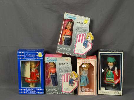 M-Vogue Dolls-lot de 5 modèles, 20 cm , en boite 