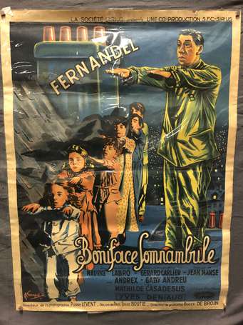 Cinéma - Affiche illustrée du film « Boniface 