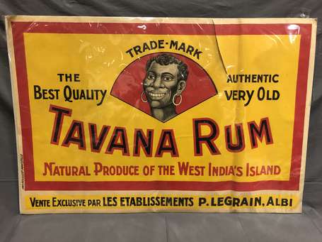 Rhum « TAVANA RUM » des établissements P. LEGRAIN 