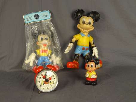Disney - Mickey : trois figurines pouët-pouët de 