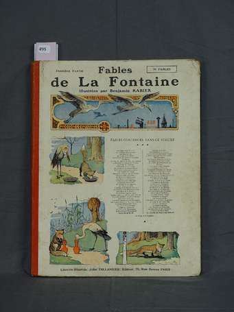 Rabier - Fables de La Fontaine première partie en 