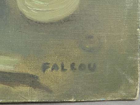 FALCOU Jacques (1912-1975) - Paysage surréaliste. 