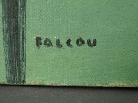 FALCOU Jacques (1912-1975) - Paysage. Huile sur 