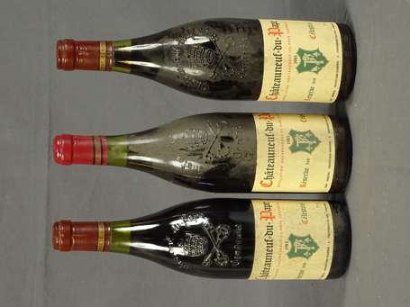 3 Bts  Châteauneuf du Pape, réserve des Célestins,