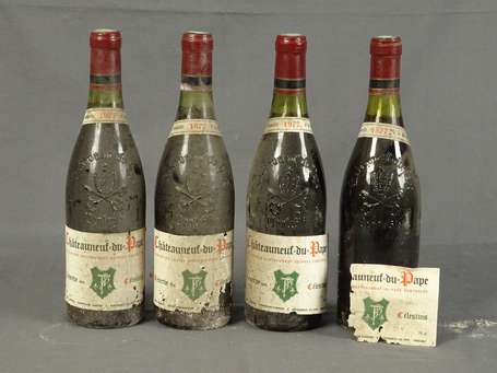 4 Bts Châteauneuf du Pape, réserve des Célestins, 